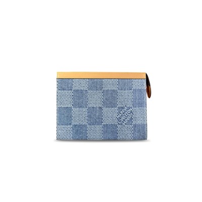 LOUIS VUITTON DENIM POCHETTE VOYAGE MM M61692 (27*21*6cm)